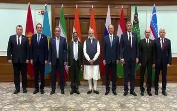 دیدار مقامات شرکت کننده در سومین نشست گفت‌وگوی امنیت منطقه‌ای با نخست‌وزیر هند