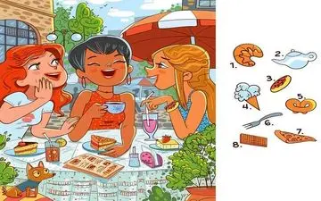 اگر فکر میکنی نابغه ای؛ 8 مورد پنهان شده در تصویر را پیدا کن + پاسخ