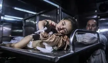 ویدئویی از بازی کردن نوزاد ۱۴ ماهه فلسطینی که بی گناه شهید شد