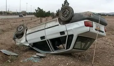 واژگونی پراید و مرگ راننده در دشتستان
