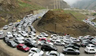  ترافیک نیمه سنگین در آزادراه قزوین-کرج-تهران