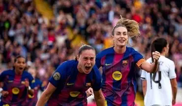 نمایش مقتدرانه در نیوکمپ؛ چهار ضربه بارسلونا و زانو زدن رئال در ال‌کلاسیکوی زنان