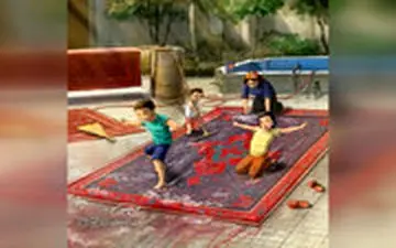  نوستالژی کودکی دهه ۶۰ در نقاشی‌های علی امیری