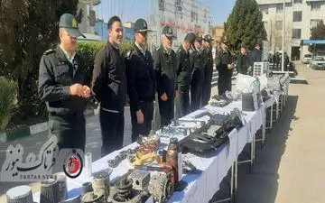 گزارش تصویری/کشفیات پلیس در طرح ویژه عملیاتی مبارزه با سرقت در کرمانشاه