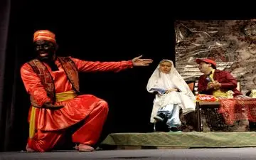 سیاه بازی عروسی ننه غلام در همدان به روایت تصویر