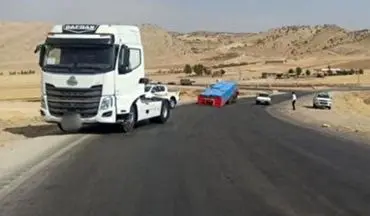 کامیون کشنده با پلاک تقلبی در دام پلیس