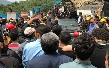 خبر «خشم معدنچیان داغدار از روحانی» جهانی شد