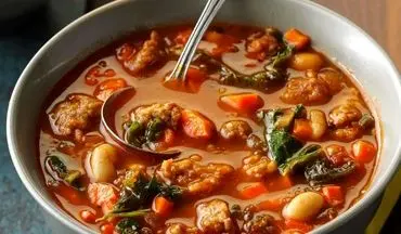 اگه طرفدار سوپ هستید این مدل سوپ رو هم یاد بگیرید| طرز تهیه سوپ سبزیجات ایتالیایی
