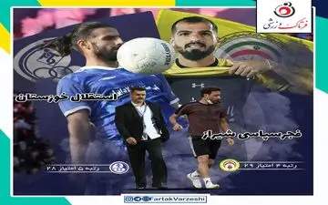 فجرسپاسی شیراز-استقلال خوزستان؛ جدال سربازان با کهکشانی ها