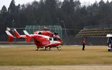 سقوط هولناک بالگرد امدادی در ژاپن