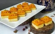 طرز تهیه  کیک حلوا | خیلی جذابه هم شکلش هم طعمش