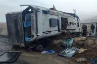 آذربایجان شرقی در شوک حادثه؛ واژگونی اتوبوس ۱۳ مصدوم برجای گذاشت!
