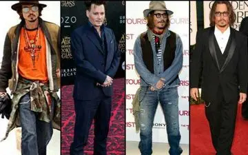  مقایسه جالب پوشش «نوید محمدزاده» و «جانی دپ»! + عکس