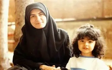 عکس زیرخاکی مجری زن محبوب دهه شصت