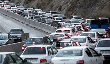 ترافیک فوق سنگین و پرحجم در هراز و فیروزکوه

