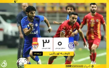 هت‌تریک ساسان انصاری فولاد را به مرحله بعد رساند