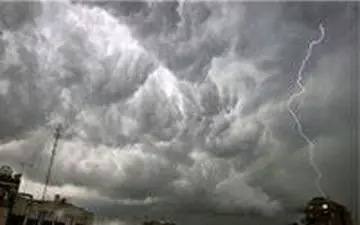  پیش بینی باران و رعد و برق در برخی مناطق کشور