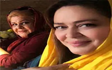 تیپ بهاره رهنما و مادرش در یک سالن زیبایی