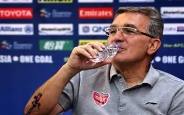 شادی برانکو در لحظه گل پرسپولیس به السد 