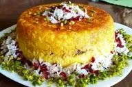 طرز تهیه ته‌چین زرشک پلو با مرغ مجلسی؛ طعمی بی‌نظیر و خوشمزه