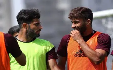 دو بازیکن حاشیه ساز پرسپولیس و استقلال در تمرین تیم ملی+عکس