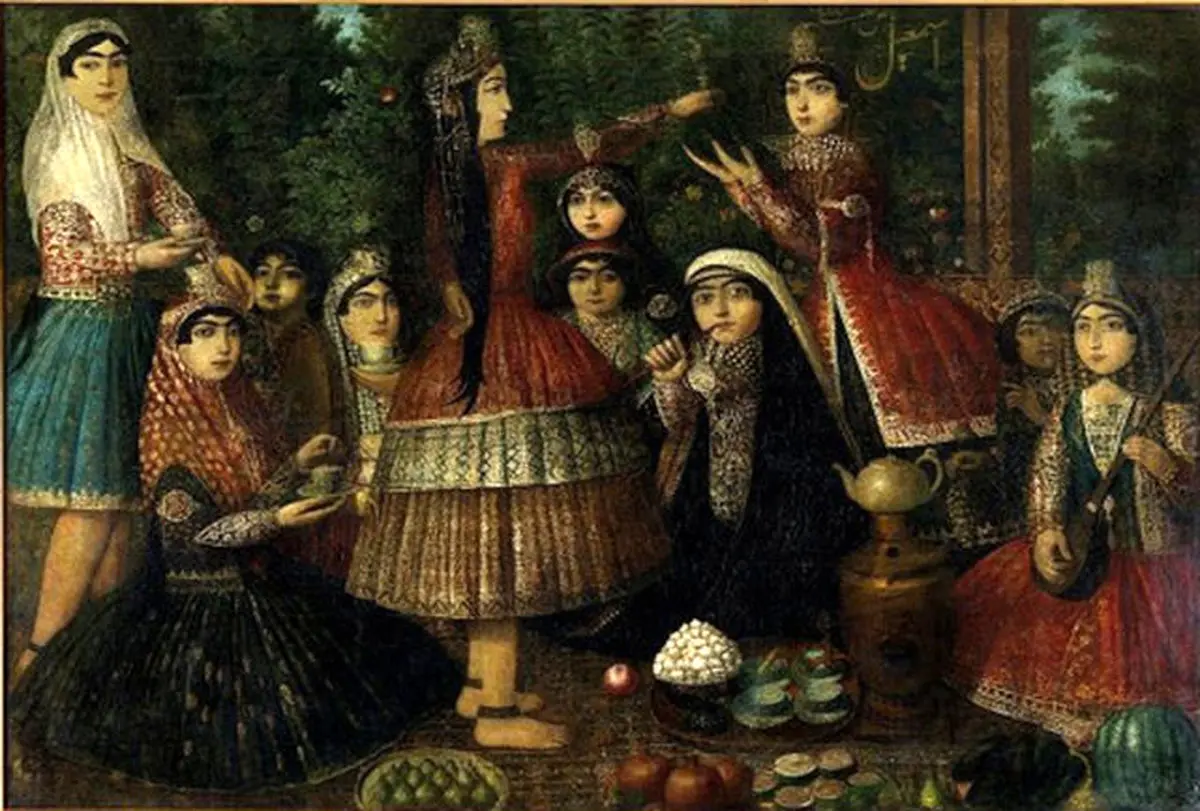 «تی‌پارتی» زنان در عصر قاجار/ ببینید