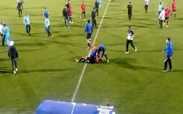 
ماجرای درگیری شدید دو بازیکن هم‌تیمی لیگ دو