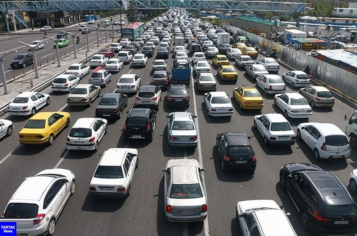 ترافیک نیمه‌سنگین در تمامی محورهای شرقی تهران
