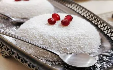 طرز تهیه  دسر برفی خوشمزه | ظاهرشم جذابه