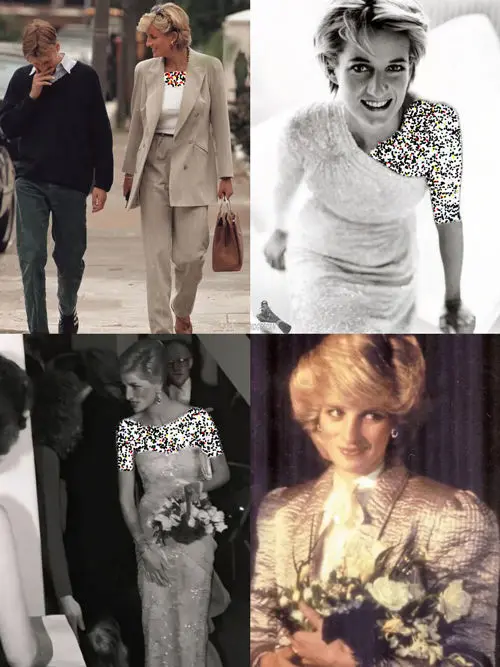 استایل‌های رنگارنگ پرنسس دایانا