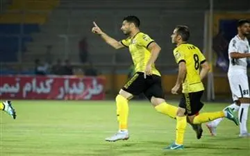 گل دوم نفت مسجدسلیمان به فجرسپاسی توسط میرجوان 