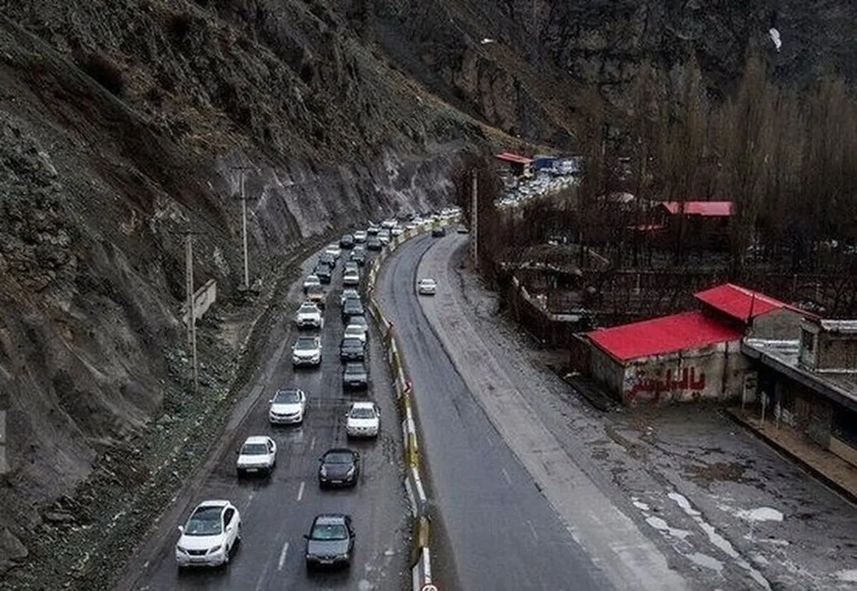 مسدود شدن جاده کندوان برای ۴ روز