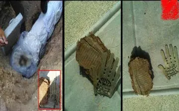 معجزه تکان دهنده در قبرستان دماوند + عکس