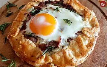 آموزش لقمه جذاب |  لقمه قارچ و تخم مرغ!