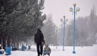 قرقیزستان در حال دفن شدن در برف + فیلم