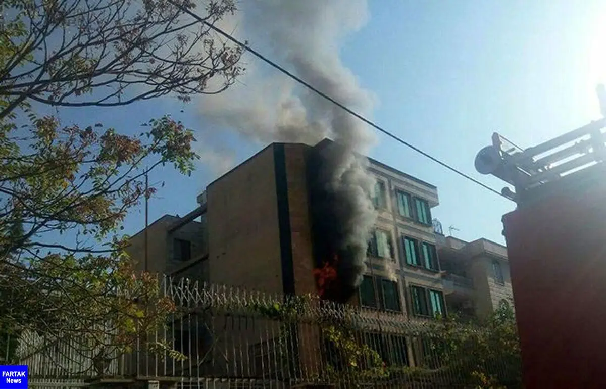 آتش سوزی در خیابان مجیدیه یک کشته بر جای گذاشت + تصاویر