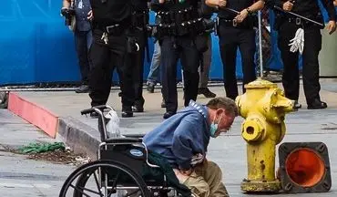 شلیک بی دلیل پلیس لس‌آنجلس به مرد معلول 