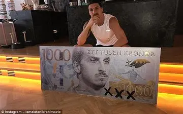 تصویر زلاتان بر روی اسکناس (+عکس)