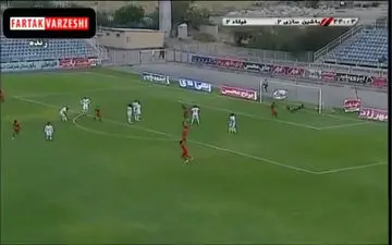 فیلم/ گل سوم فولاد به ماشین سازی(ایوب والی)