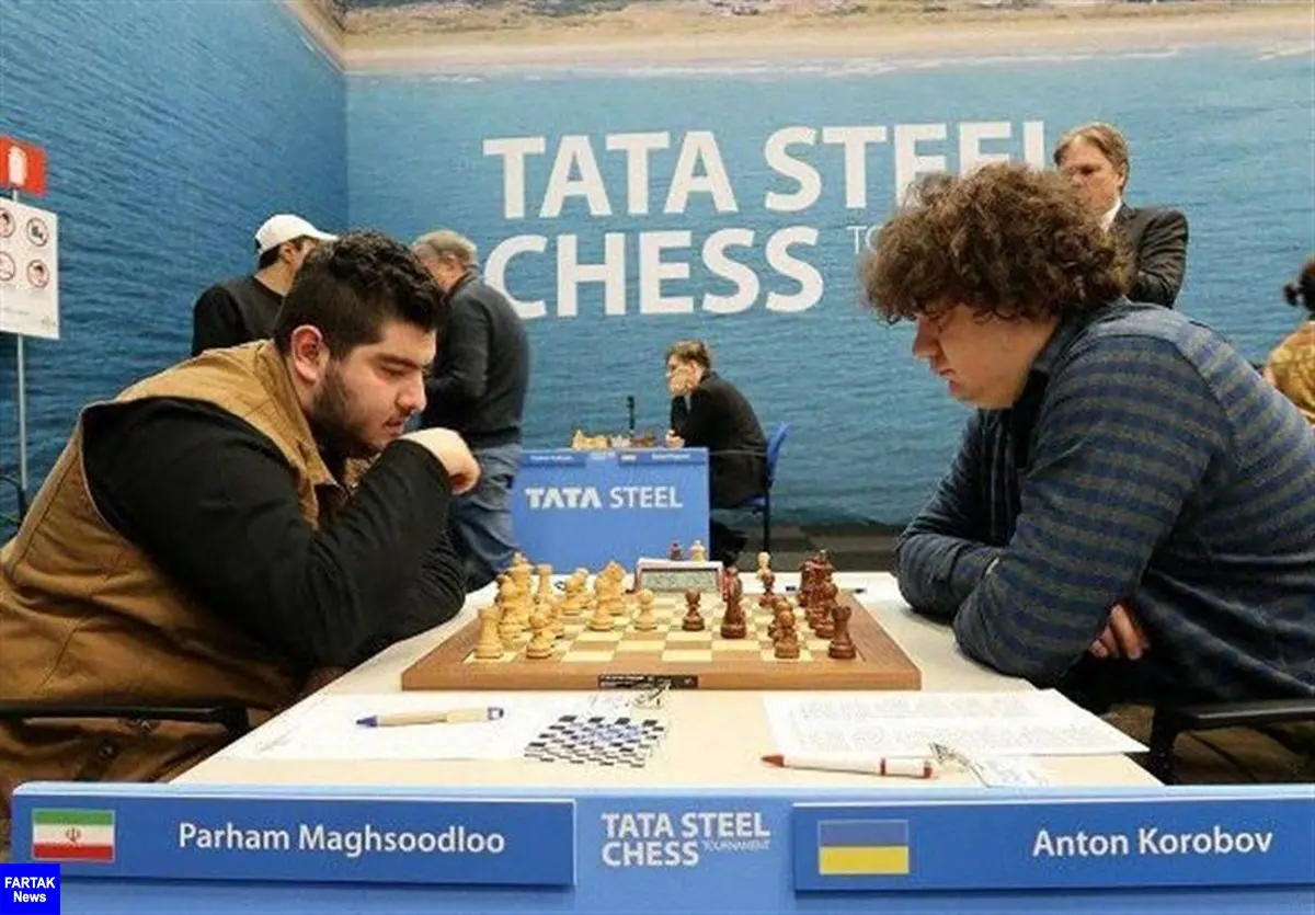  شکست مقصودلوتنها نماینده تاریخ شطرنج ایران در رقابت‌های معتبر تاتا استیل برابر شانس نخست قهرمانی