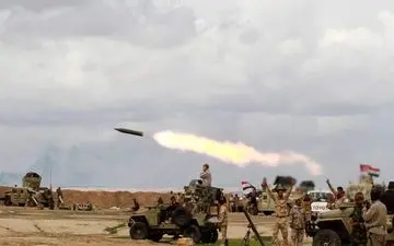 عملیات حشد شعبی عراق علیه داعش در صحرای الانبار
