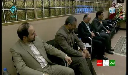 ورود هاشمی طبا به صدا و سیما + تصاویر