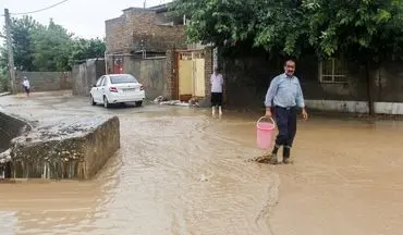 باران تابستانه در مینودشت و آزادشهر خسارت به بار آورد
