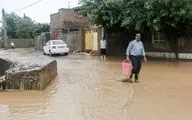 باران تابستانه در مینودشت و آزادشهر خسارت به بار آورد