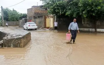 باران تابستانه در مینودشت و آزادشهر خسارت به بار آورد