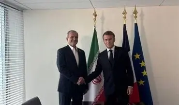  پزشکیان و مکرون دیدار کردند 