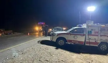 امدادرسانی به ۱۳ مصدوم در تصادف زنجیره ای محور تربت جام انجام شد