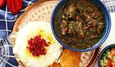  قورمه سبزی با سبزی خشک  هم خیلی خوب میشه!