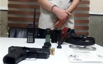 عامل بدنامی پلیس در شیراز بازداشت شد / او مسلح بود + جزییات 