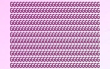 6 ثانیه فرصت دارید حرف متفاوت را پیدا کنید؟ + جواب | تست بینایی